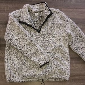 Pink XL fuzzy pullover